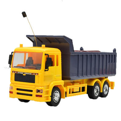 

Remote Control Rechargeable Dump Truck Model Toys with Music Light Boy Gift
