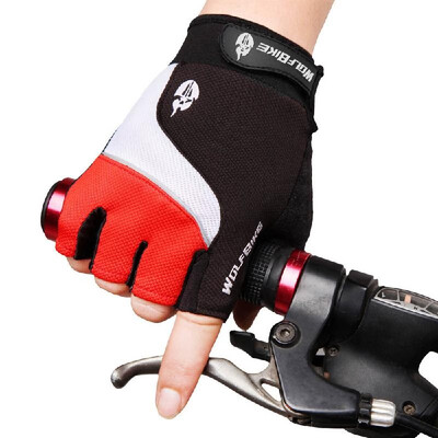 

Wolfbike Mountain Bike Bicycle Cycling 3D GEL Breathable Anti-slip Anti-shock Half Finger Gloves