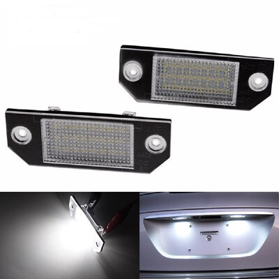 

2 Pcs LED License Plate Lamp 12V White Light Fit for Ford Focus C-MAX MK2