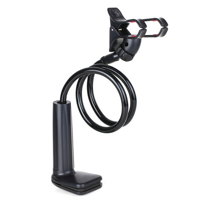 

Phone Bracket Adjustable Smartphone Brackets Gooseneck Monitor Holder Baby Monitor Holders Flexible Long Arm Clip Stand 360 Rotati