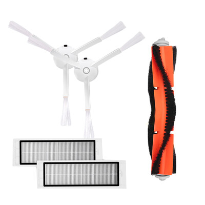 

5pcs Replacement for Xiaomi Robot Vacuum Part HEPA Filter Main Brush Cleaning Tool Side Brush Set