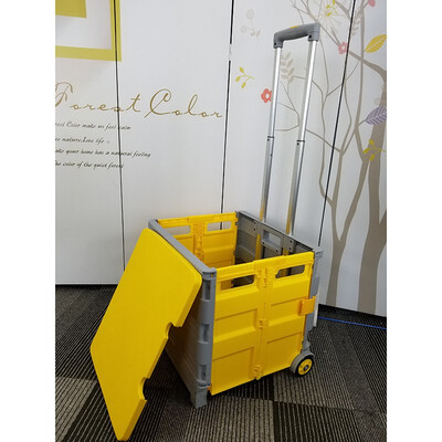 

ZHIWEI Second-generation folding shopping cart Portable Large capacity 16547