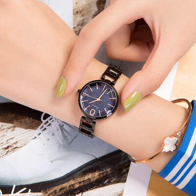 

Womens steel belt waterproof quartz watch female watch student watch business watch