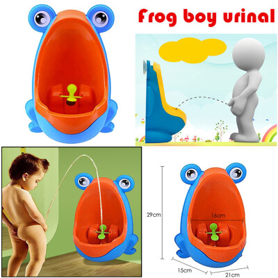 

〖Follure〗Baby Urinal Blue Cute Animal Shape Training Standing Urinal Hang Type Boys