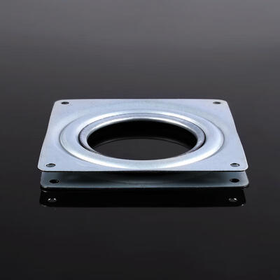 

Greensen 4" Square Rotating Swivel Plate Metal Lazy Susan Bearing Turntable TV Rack Desk Tool