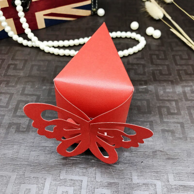 

FUNNYBUNNY 10pcs Butterfly Party Wedding Favor Gift Candy Bomboniere Boxes Baby Shower