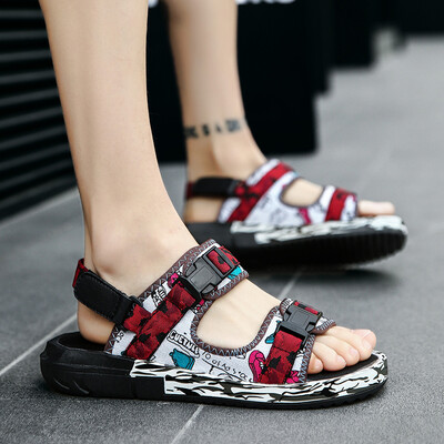 

Summer Vietnamese sandals mens new Korean version of outdoor sandals summer two-character slippers sandals
