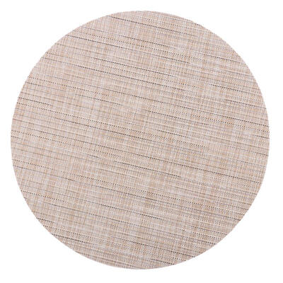 

Round Floral Printed Tablemat Polyester Placemat Heat Insulation Home Decor