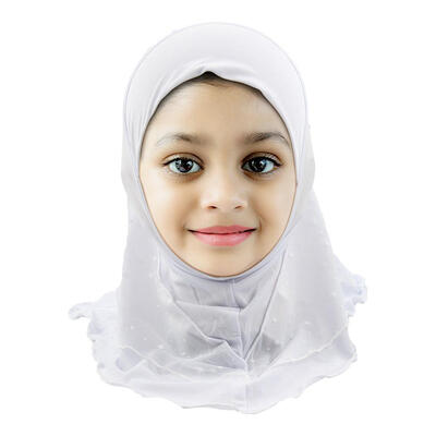 

Summer Children Gauze Muslim Headscarf Breathable Elastic Headwrap Caps