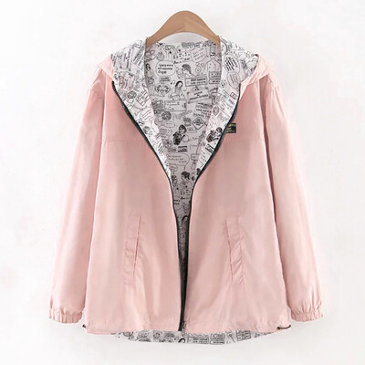 

Roseonmyhand Women Long Sleeve Solid Hooded Zipper Pockets Casual Pullover Sport Coat