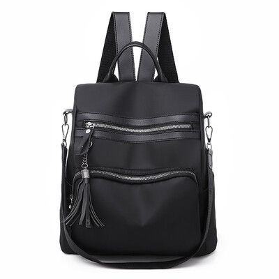 

Oxford cloth shoulder bag womens waterproof tide Korean fashion Joker bag canvas small backpack womens bag