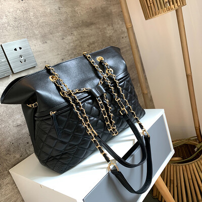 

Advanced foreign gas bag summer rhomboid chain bag new 2019 Korean version 100 lap single shoulder bag oblique satchel bag
