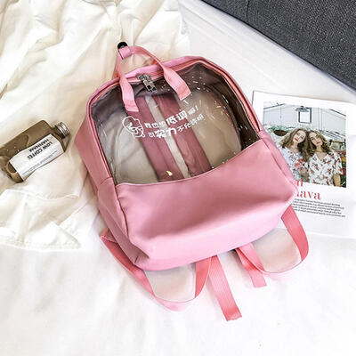 

2019 New Wave Fashion Transparent Large Capacity Backpack