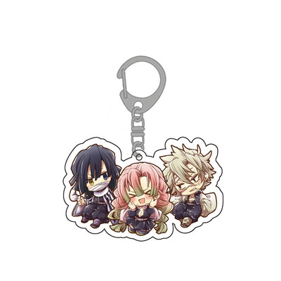 

Fat Bear 1Pcs Demon Slayer Acrylic Cartoon Figure Car Key Chains Holder Keyrings Graduation Christmas Gift