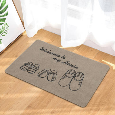 

Greensen Cute Printing Non-slip Water Absorbent Mat Pad Bathroom Kitchen