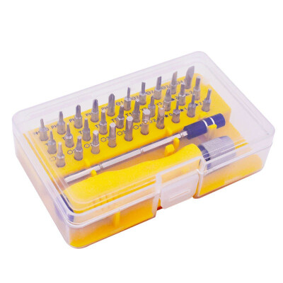 

Manual 32 In 1 Precision Interchangeable Magnetic Screwdriver Set Household Electronics Repair Tool With Storage Case