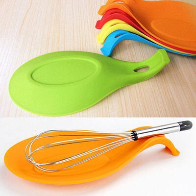 

Mat Kitchen Tools Silicone Mat Insulation Placemat Heat Resistant Put A Spoon