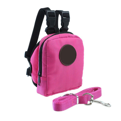 

Pet Dog Cat Self Backpack Leash Set for Pet Outdoor Training Walking Portable Mini Dog Backpack Schoolbag Dog Leash Accessories