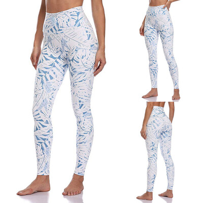 

Tailored Womens Casual Digital Printing High Waist Hip Exercise Yoga Leggings
