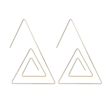 

Simple Geometric Shaped Women Girls Earrings Ear Studs Metal Plating Beauty Earrings Jewerly