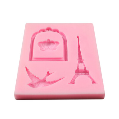 

1Pcs Tower Silicone Wedding Cake Decoration Mold Candy Fondant Decorating Chocolate DIY Baking Tool Sugarcraft