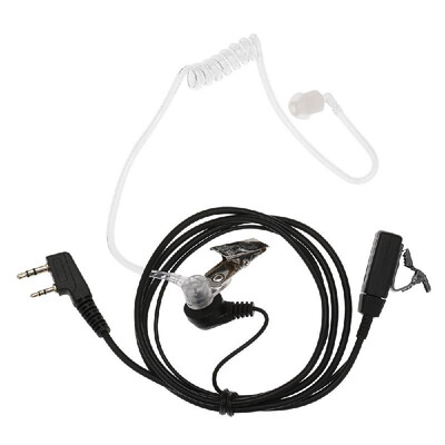 

Walkie Talkie Heaphones 2 Pin Covert Acoustic Tube Earpiece Headset with Big Mic PTT for Motorola Two Way Radio Walkie Talkie  Pl