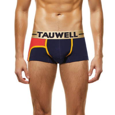 

Tailored Mens Fashion Brand Stripe Sexy Breathable Bulge Briefs Swimming Underwear