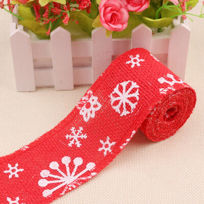 

Toponeto 2M Sewing Tape Hessian Natural Jute Roll Burlap Lace Ribbon DIY Craft Decor