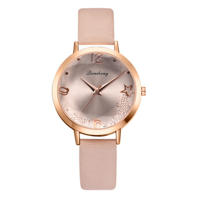 

Fashion pu strap watch Guangzhou hot sale personality ladies watch quartz watch
