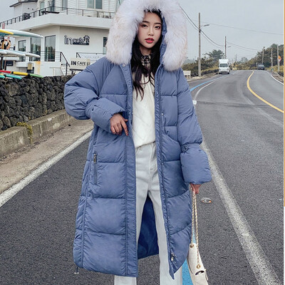 

Tailored Fashion Outerwear Long Sleeve Hooded Jackets Cotton-padded Pockets Bandage Coats