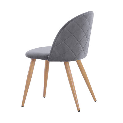 

2Pcs Modern Soft-clad Dining Chair Bread Chair Velvet Bar Shop Counter Chair