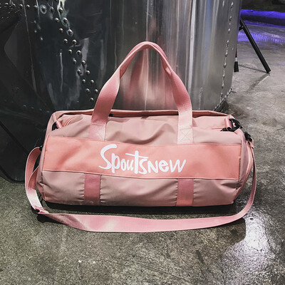 

2019 new bag short-distance travel bag female lightweight yoga bag hand raised poor duffel bag large capacity bag tide