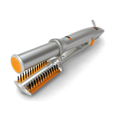

Instyler Aluminum Electric Curling Iron Dual-Use Curl Straight Hair Making Machine Hair Curler StraightenerUS PLUG