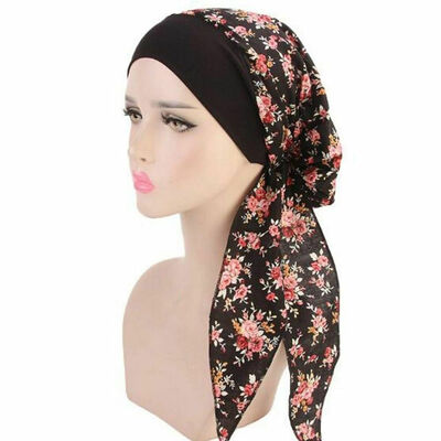 

Womens Muslim Beanie Turban Hat Head Scarf Wrap Chemo Bandana Hijab Cap