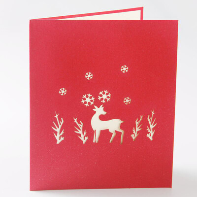 

Tailored Merry Christmas 3D Cards Wedding Lover Happy Birthday Anniversary Greeting Cards