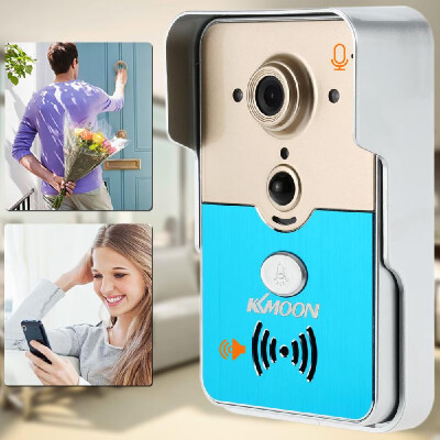 

KKmoon HD 720P Doorbell P2P Wireless WIFI Video Door Phone Visual Intercom Remote Unlock Support TF Card Phone Access