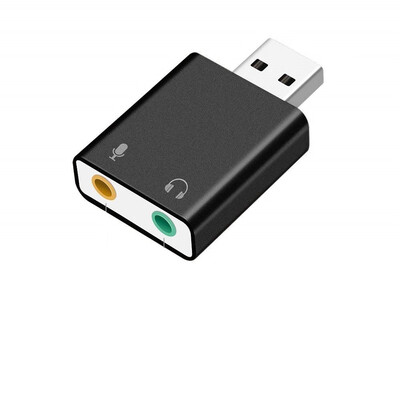

USB 71 CH Independent 3D Sound Card 35mm Audio Adapter