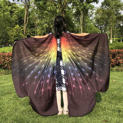 

New Hot Halloween Butterfly Wings Type Cloak Children Cloak Party Decoration Cute Butterfly Cloak Festive Party Supplies