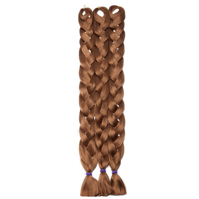

3 Packs Braiding Hair Ombre for crochet Hair Weave with Synthetic&Twist Braiding Hair Extensions