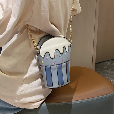 

Wild small bag female bag 2019 new fashion ice cream chain bag summer small fresh ins super fire crossbody bag