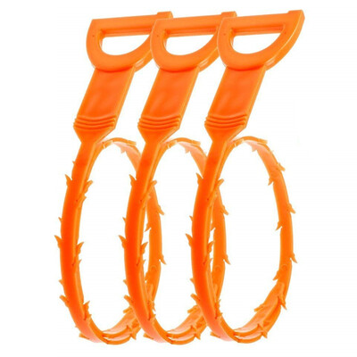 

3 Pcs 196 Inch Drain Snake Hair Drain Clog Remover Cleaning Tool