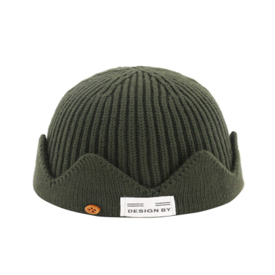 

Tailored Fashion Unisex Womens Mens Knitting Wool Hemming Hat Solid Keep Warm Winter Cap