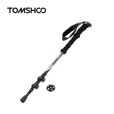 

TOMSHOO Carbon Fiber Lightweight Quick Lock Trekking Pole Adjustable Telescopic Hiking Walking Stick 3 Section