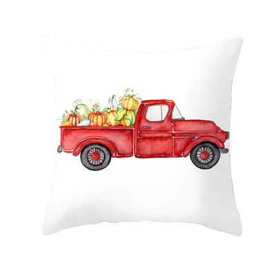 

〖Follure〗Fall Halloween Pumpkin Pillow Case Waist Throw Cushion Cover Sofa Home Decor