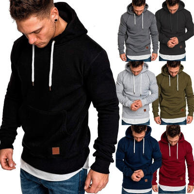 

Mens Long Sleeve Hoodies Sweatshirt Hoody Jacket Pullover Hooded Jumper Top