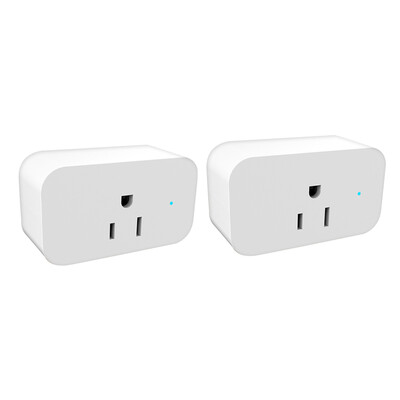 

2Pcs Smart Socket US Plug Wireless Remote Socket Adaptor
