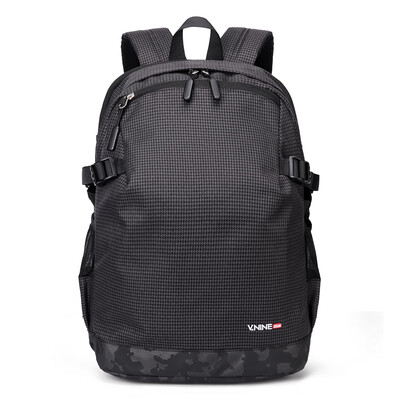

Ninth City VNINE backpack mens large-capacity computer bag 156-inch travel backpack camouflage wind casual student bag VD9BV33943J light gray