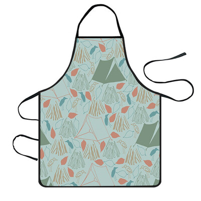 

Toponeto Home Women Waterproof Cute Cartoon Kitchen Restaurant Cooking Bib Apron Aprons