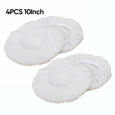 

4x Polishing White Car Polisher Buffer Pad For Waxing And Detailing