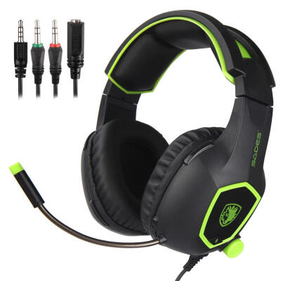 

SA-818 Gaming Headset 35mm Wired Headphones Noise Canceling Earphone wMic